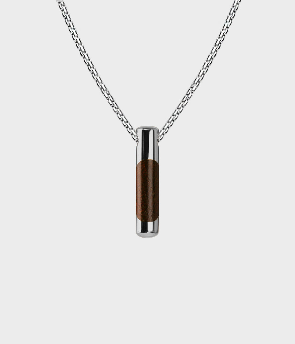 London Oak Fuse Necklace in Silver