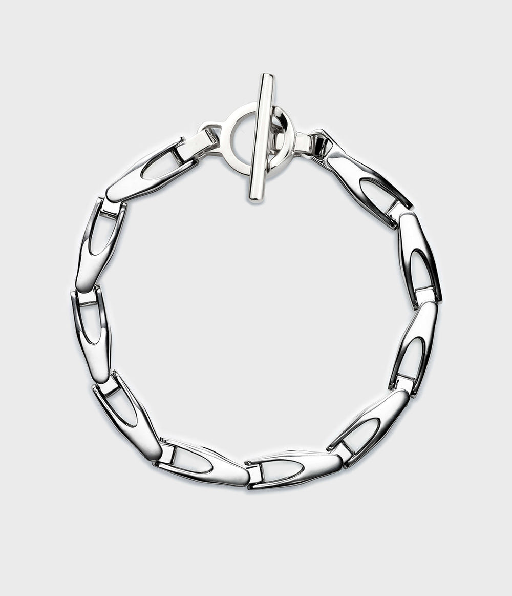 The Engineer Bracelet in Silver / Xlarge / 24cm Long