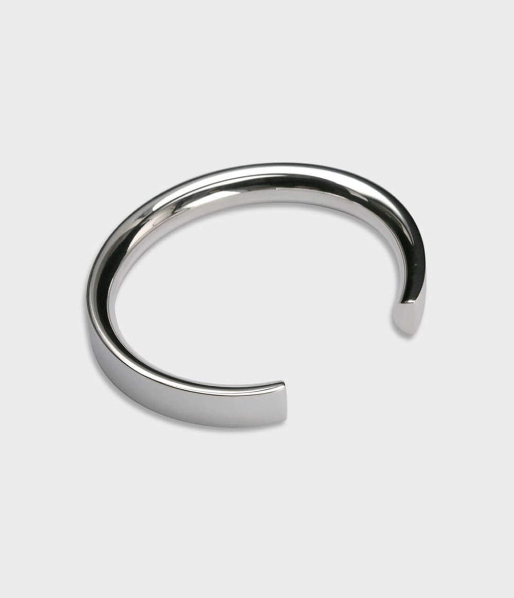 Viper 11 Bangle in Silver, Size Large