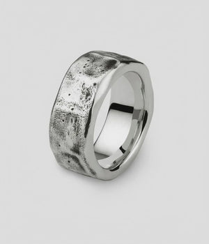 Beaten Wide Ring