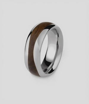 London Oak Wave Ring