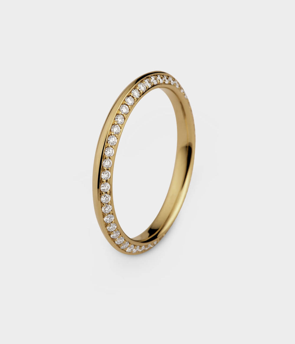 Angel Full Eternity Ring in 18 Carat Yellow Gold