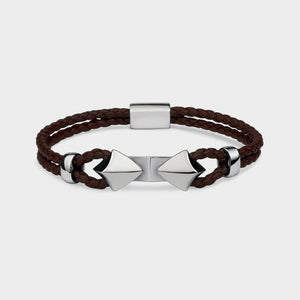 Arrowhead Leather Noose Bracelet