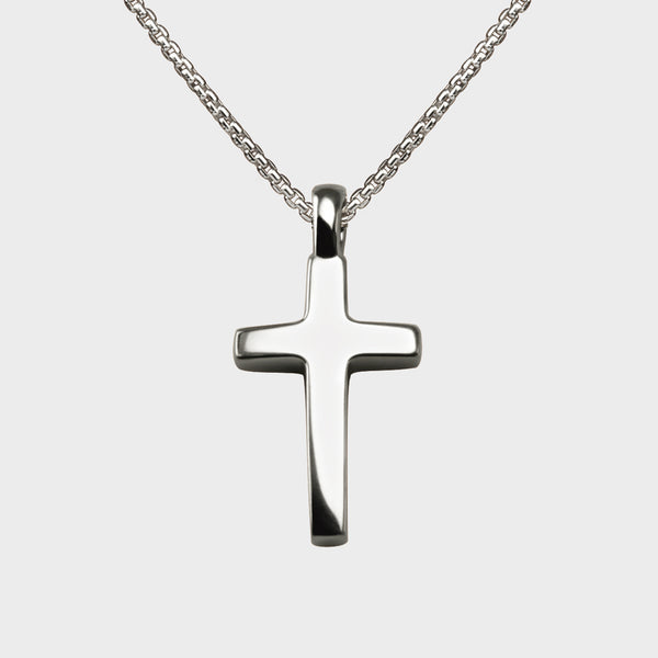 Cross Necklace in Sterling Silver - Main View