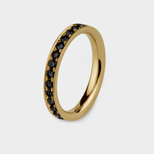 Circle of Light 1 Carat Full Eternity Ring in 18 Carat Yellow Gold