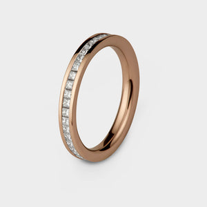 Circle of Light Princess Cut Diamond Eternity Ring