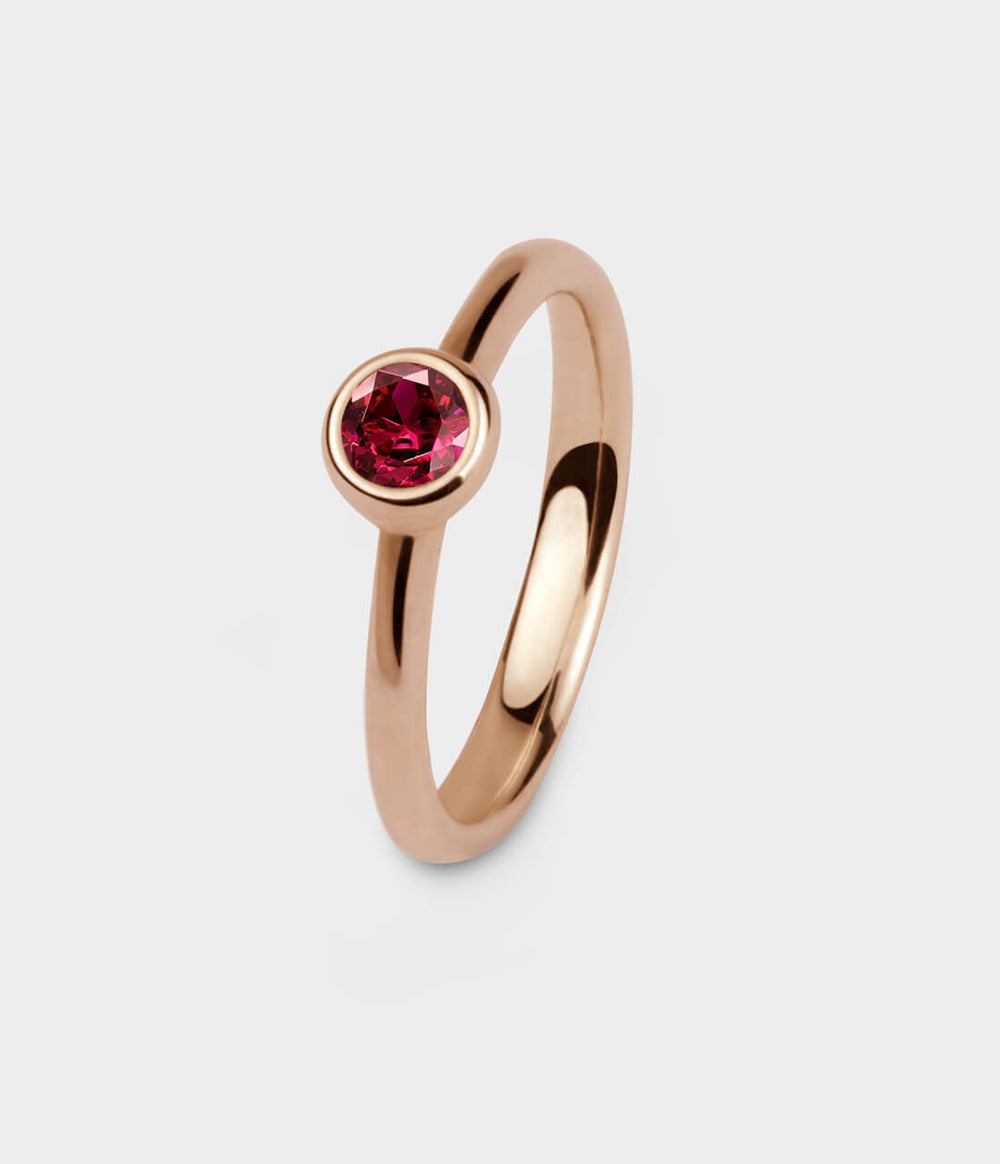 Halo 4 Ring in 18 Carat Rose Gold
