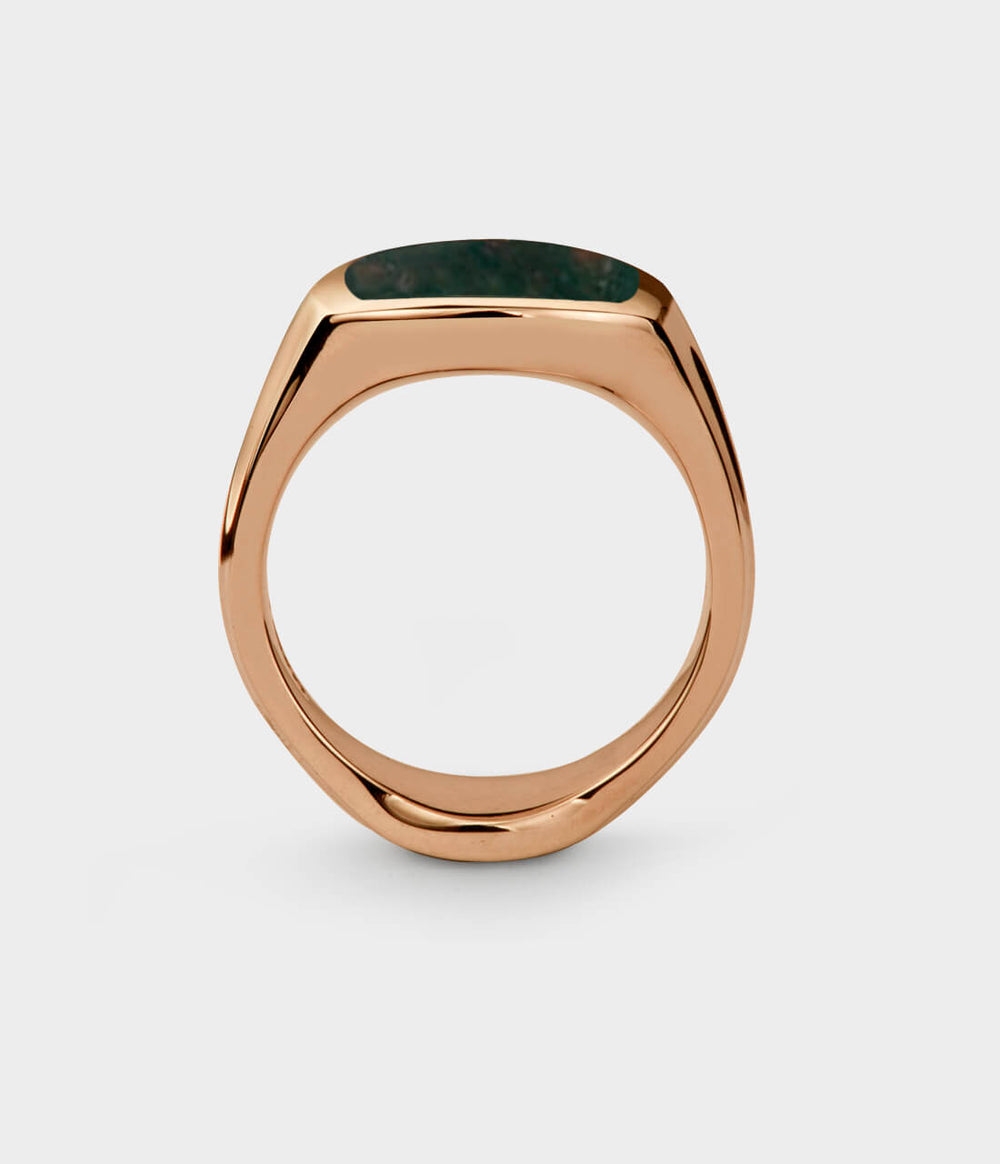 Inlaid Signet Ring - Front View