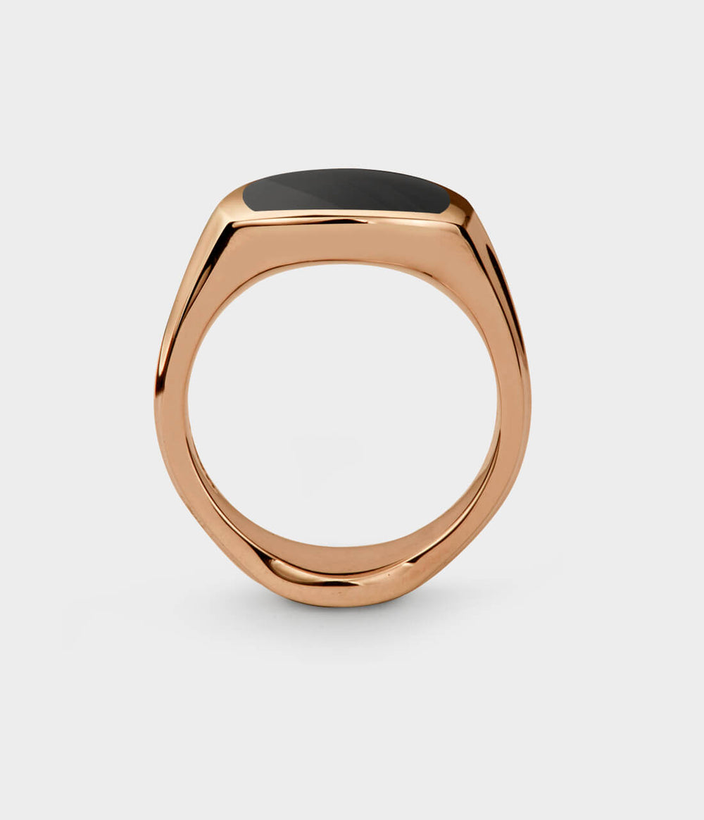 Inlaid Signet Ring - Front View