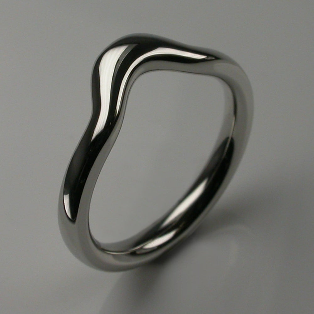 Belle Wedding Ring in Platinum, Size J1/2