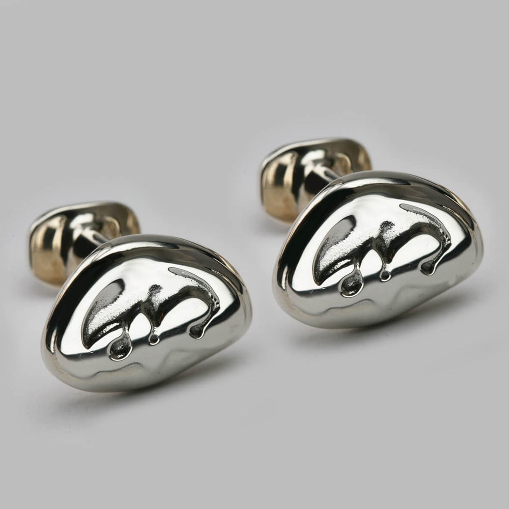 Loved Push Silver Cufflinks