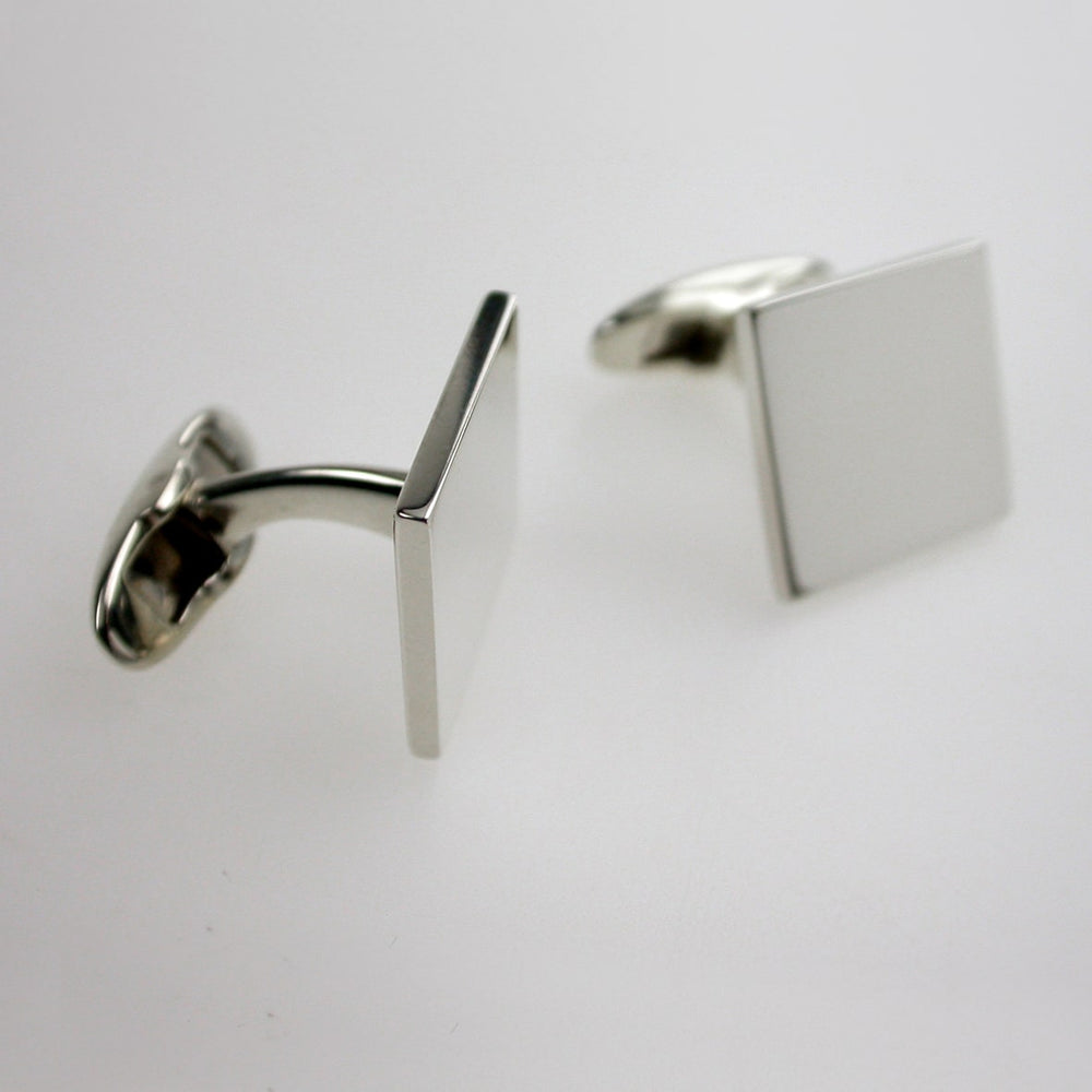 Times Square Slim Silver Cufflinks