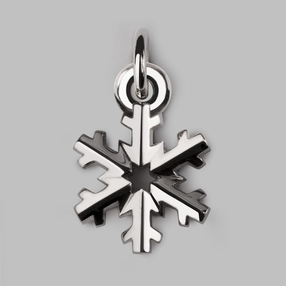 Snowflake Silver Charm