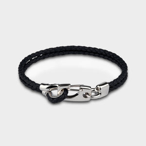 Leather Snap Twist Bracelet