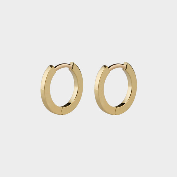 Mini Hoop Earrings Small in 18 Carat Yellow Gold - Custom Option