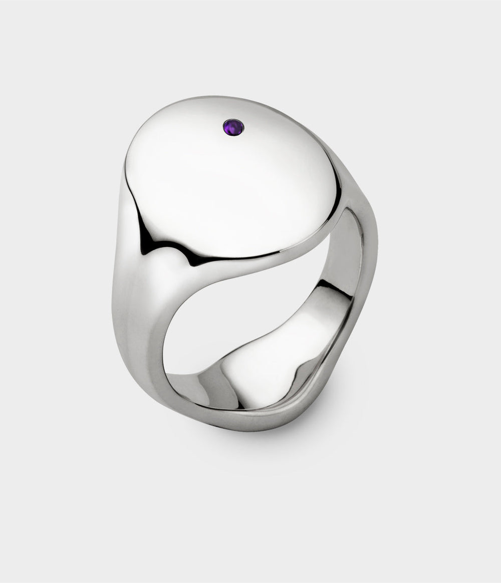 Oval Men's Signet Ring - Image 70