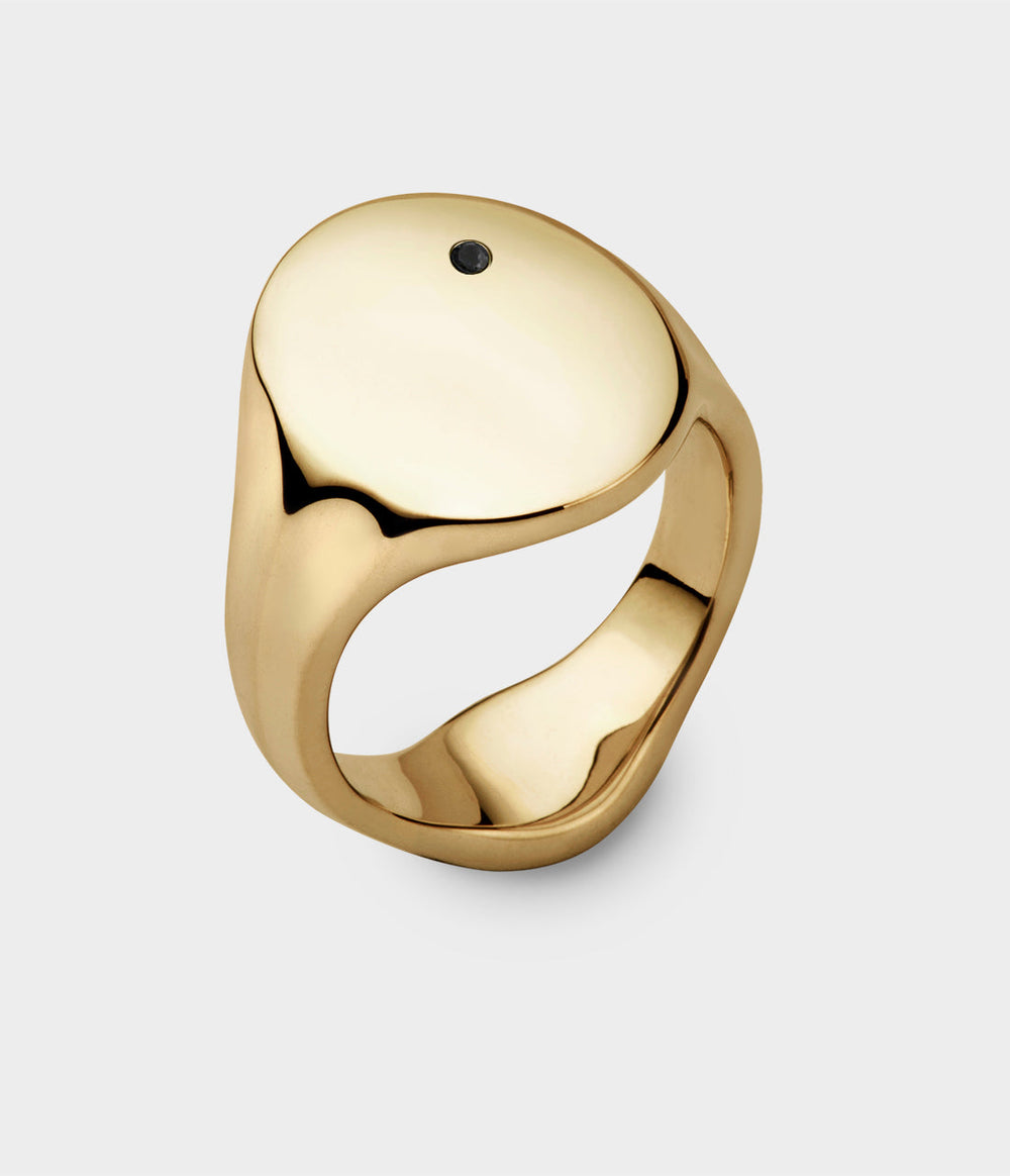Oval Men's Signet Ring - Image 128