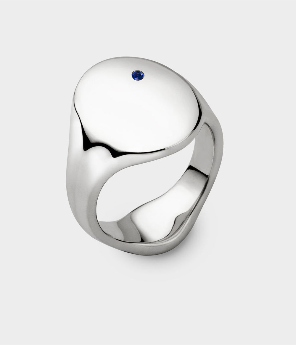 Oval Men's Signet Ring - Image 78