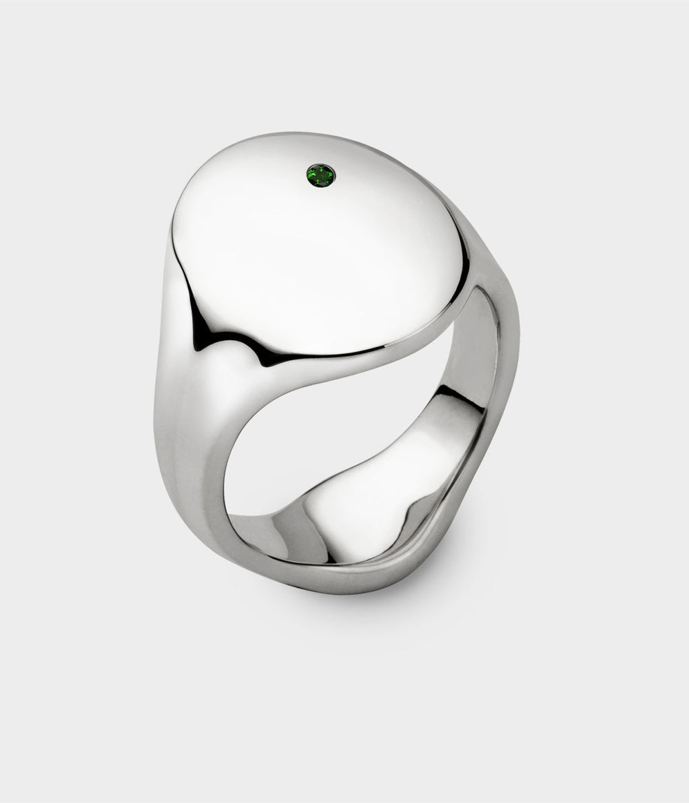 Oval Men's Signet Ring - Image 86