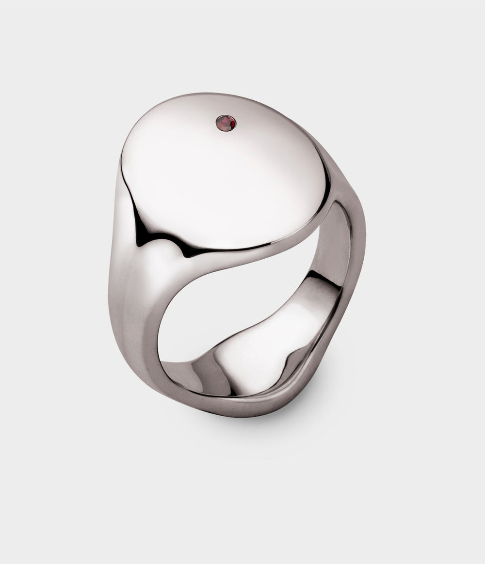 Oval Men's Signet Ring - Image 35