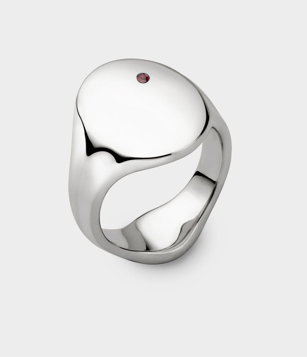 Oval Men's Signet Ring - Image 90