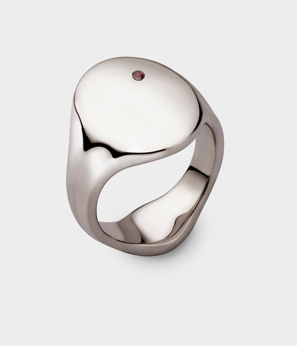 Oval Men's Signet Ring - Image 116
