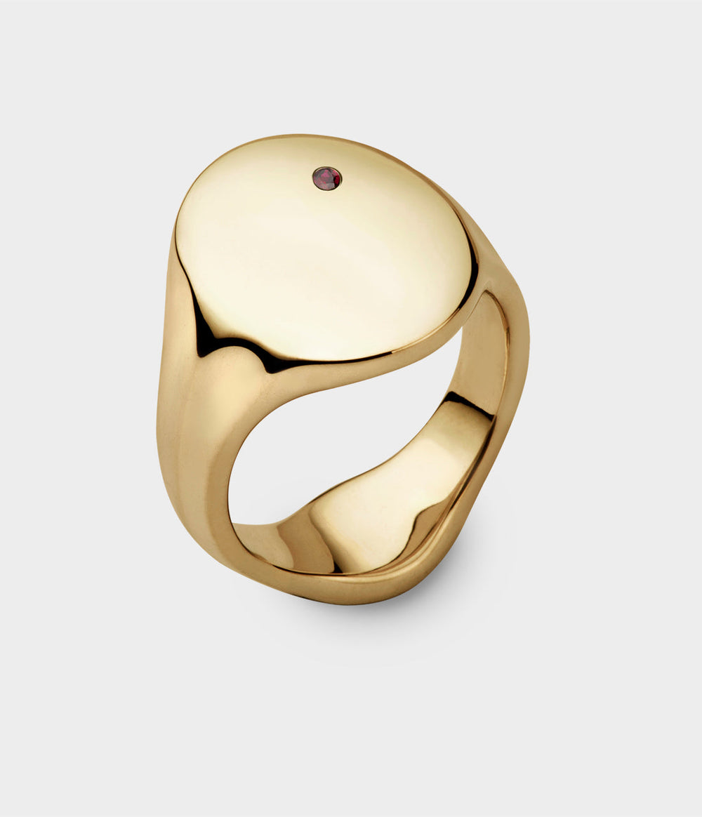 Oval Men's Signet Ring - Image 144
