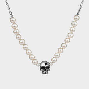 Skull & Pearl Necktie