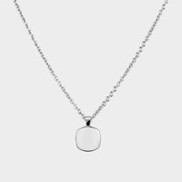 Signet Necklace in Sterling Silver