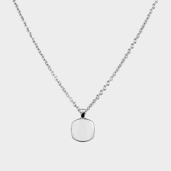 Signet Necklace in Sterling Silver