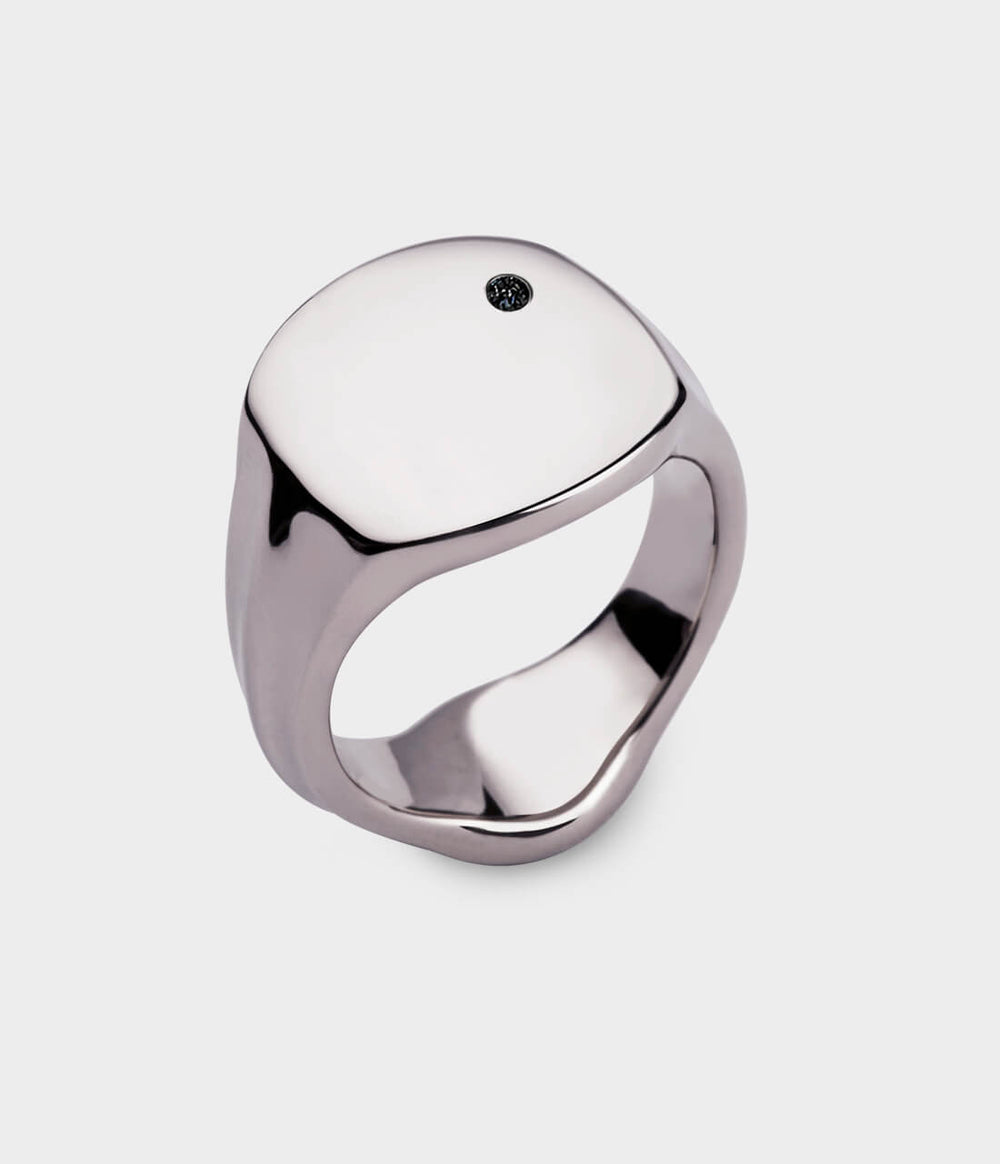 Signet Ring in Platinum - Custom Option