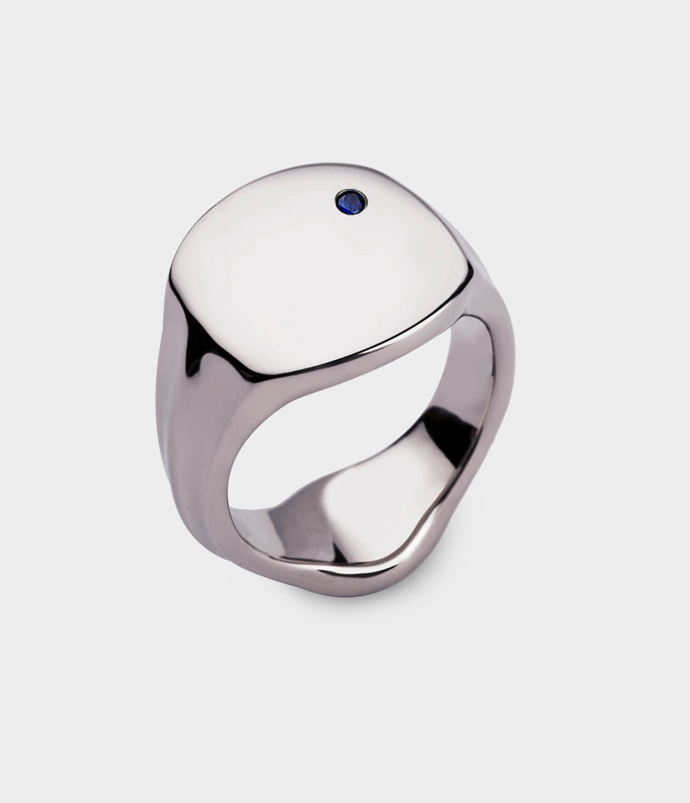Signet Ring in Platinum - Custom Option