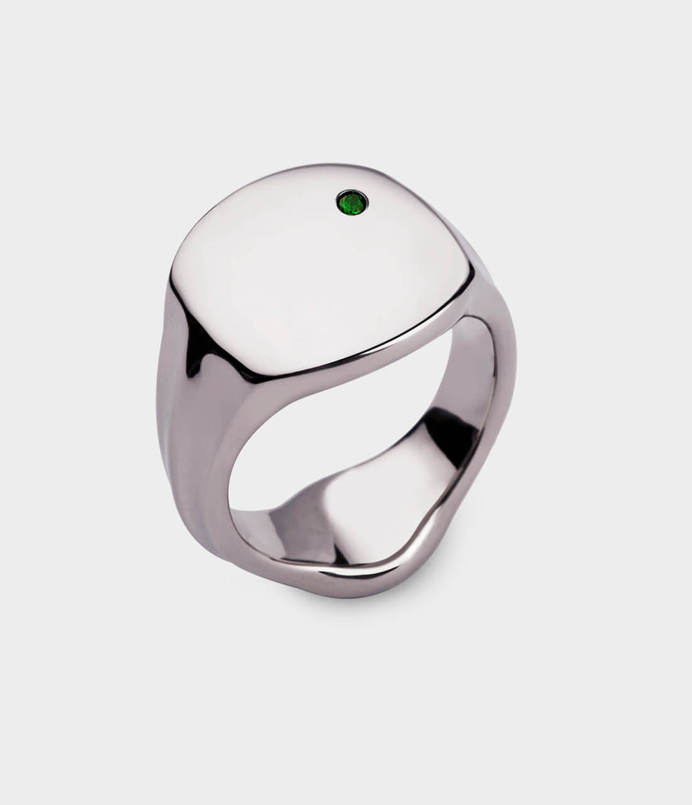 Signet Ring in Platinum - Custom Option