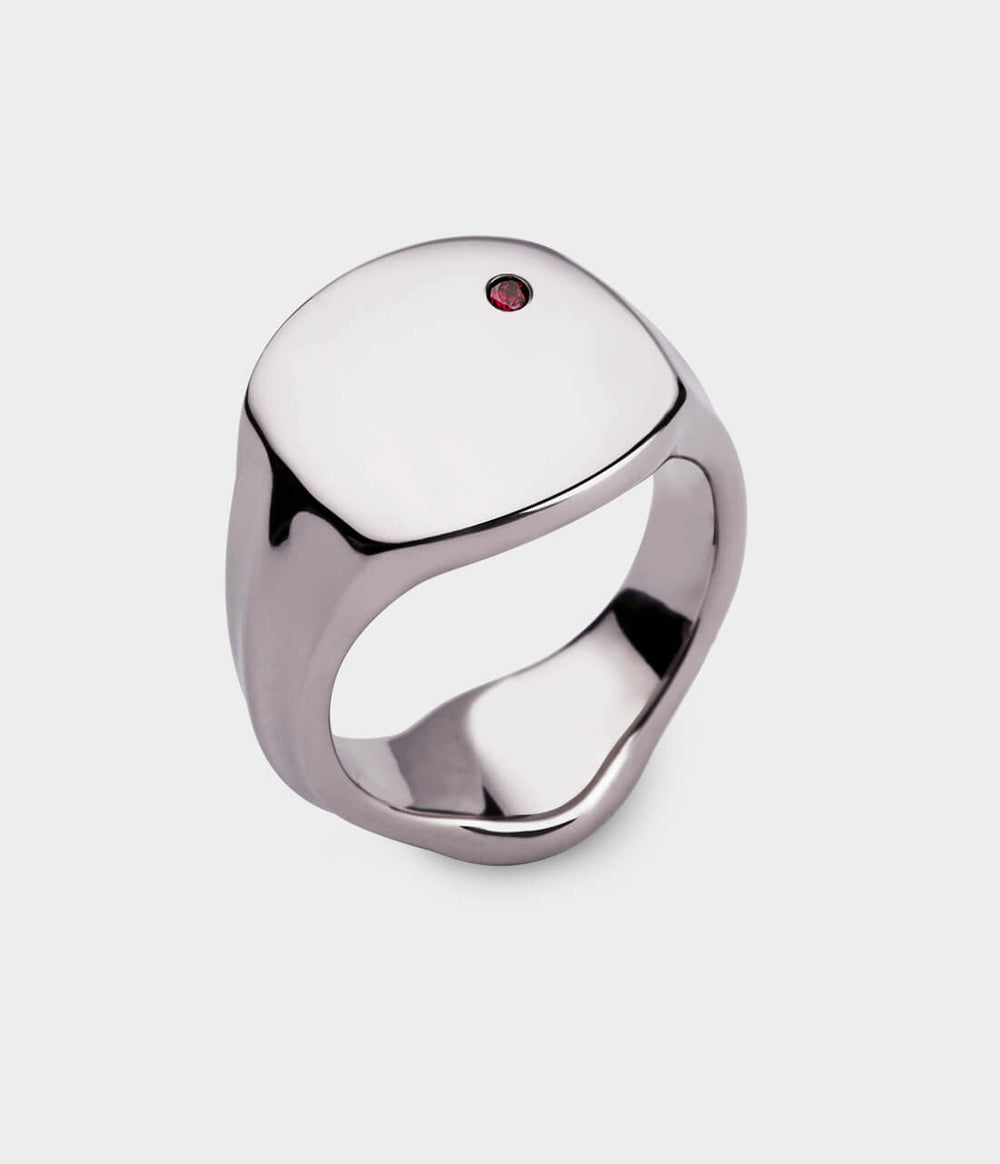Signet Ring in Platinum - Custom Option