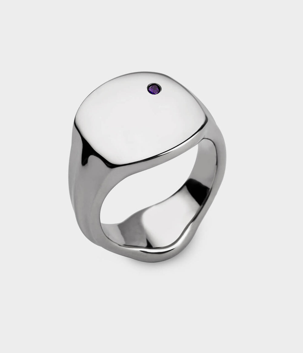 Signet Ring in Sterling Silver