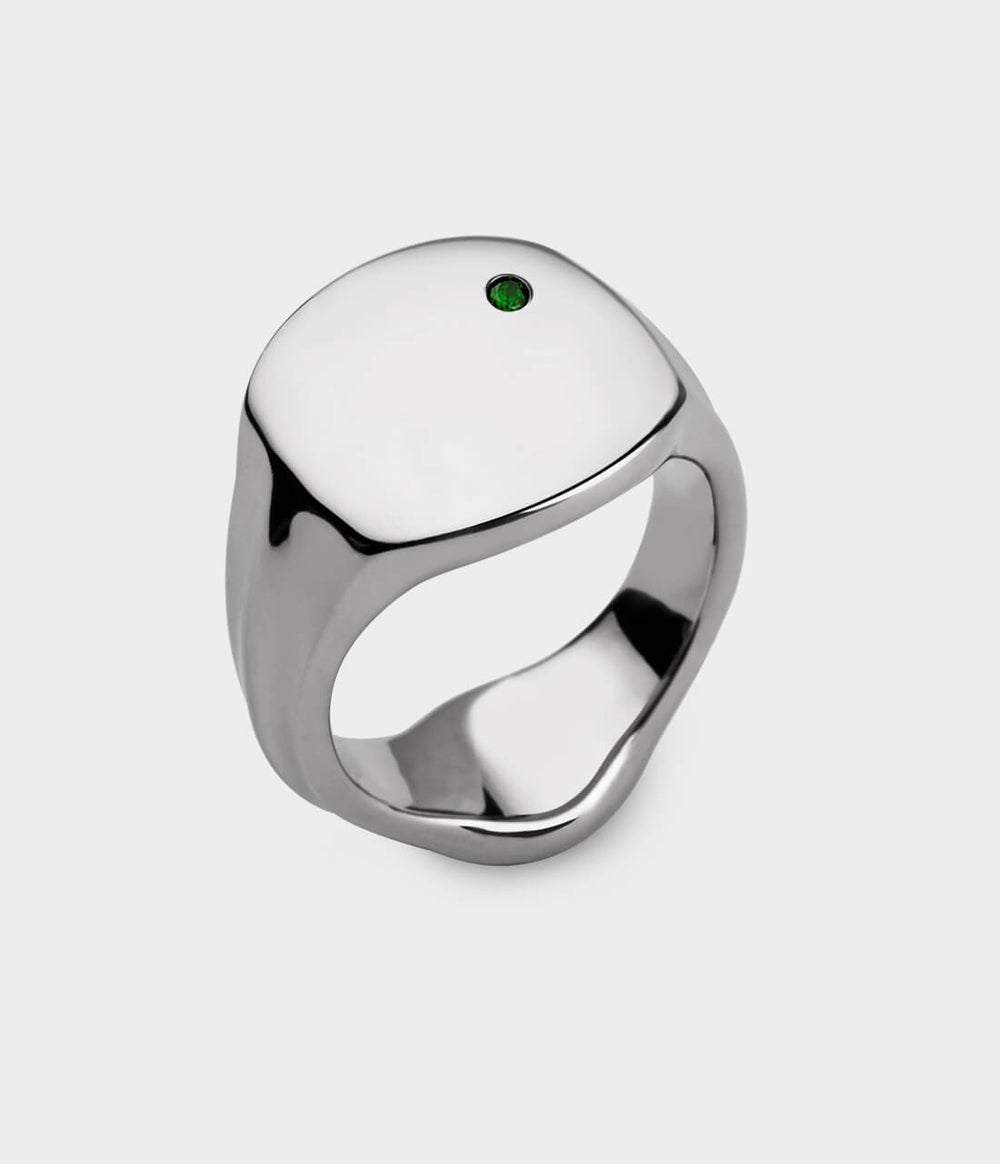 Signet Ring in Sterling Silver