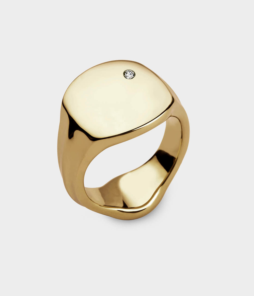 Signet Ring in 9 Carat Yellow Gold