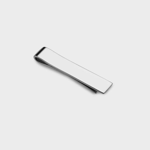 side view of the silver Tie Bar