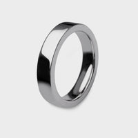3/4 profile of a Times Square Slim Ring