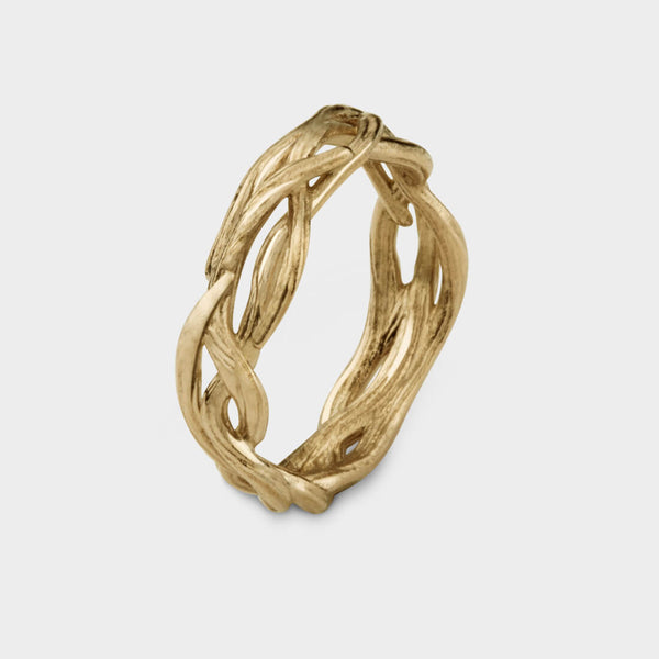Vine Ring in 18 Carat Yellow Gold - Custom Option